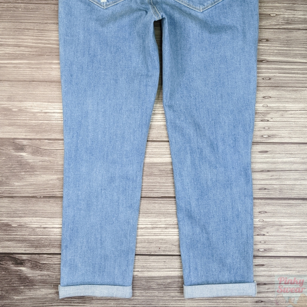 NWT Paige Jeans Size 26 Brigitte Skinny Boyfriend Crop Light Wash - Picture 8 of 12